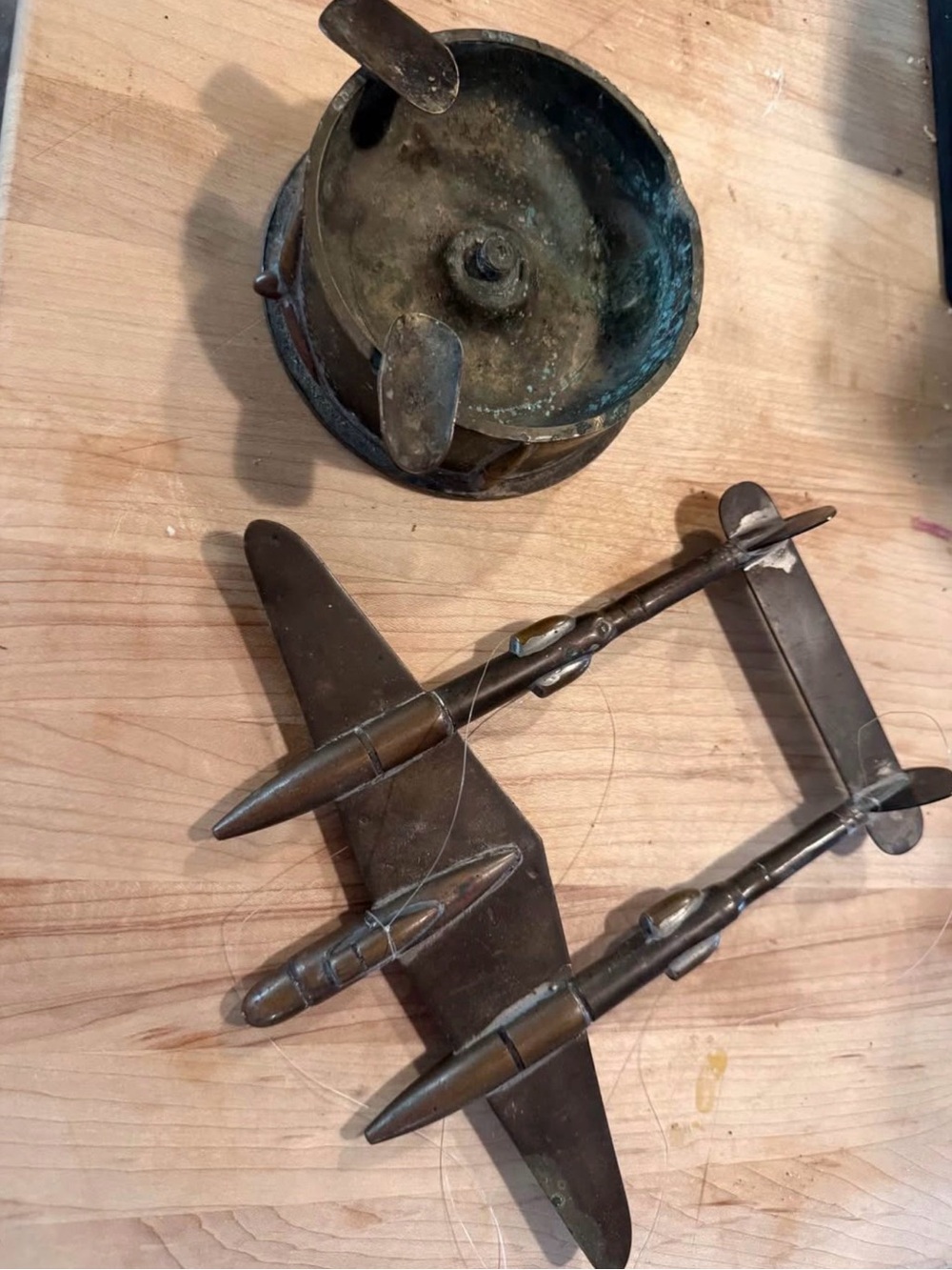 Vintage trench art WWII